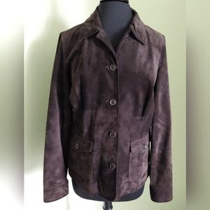 Eddie Bauer Suede Leather Jacket